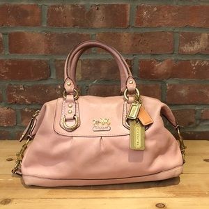 Coach Madison Sabrina Pink Patent Leather Satchel